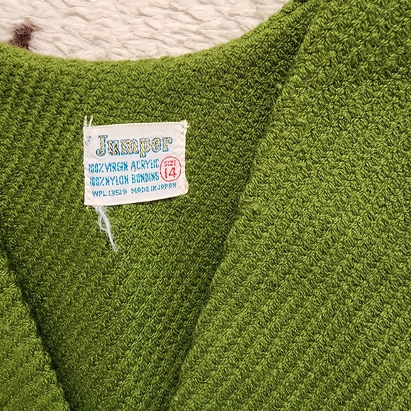 WOMEN'S 60'S PLEATED MIDI DRESS - GREEN - Picture 5 of 5